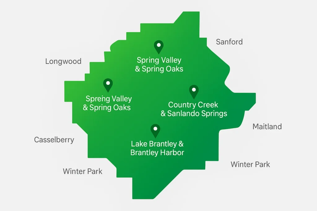 CenturyLink Internet Coverage Map for Altamonte Springs, Florida