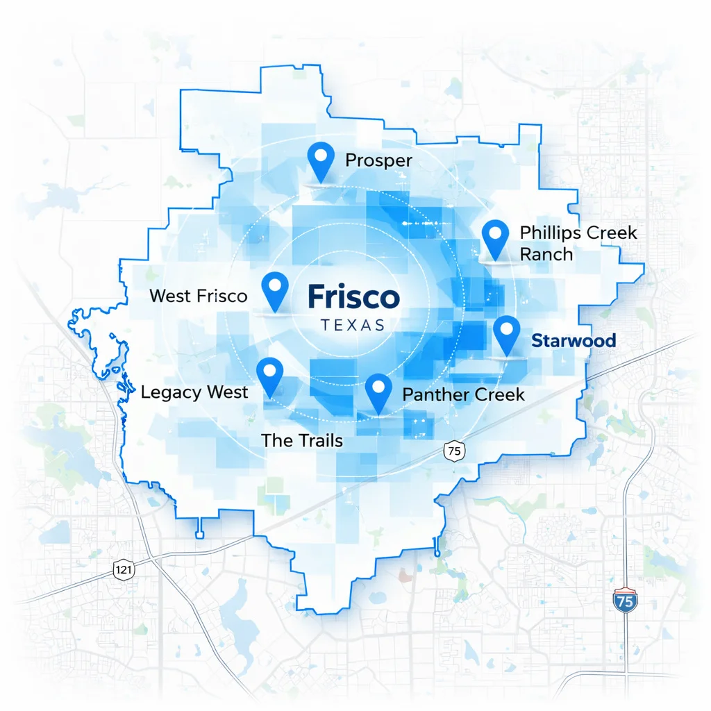 AT&T Fiber Internet Coverage Map in Frisco, TX – Availability by Area