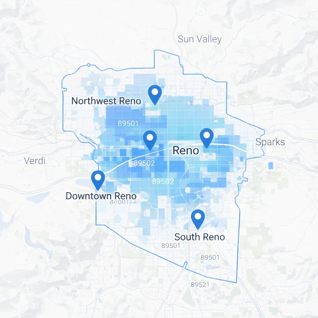 AT&T Fiber Internet Coverage Map in Reno, NV – Check Availability by Area