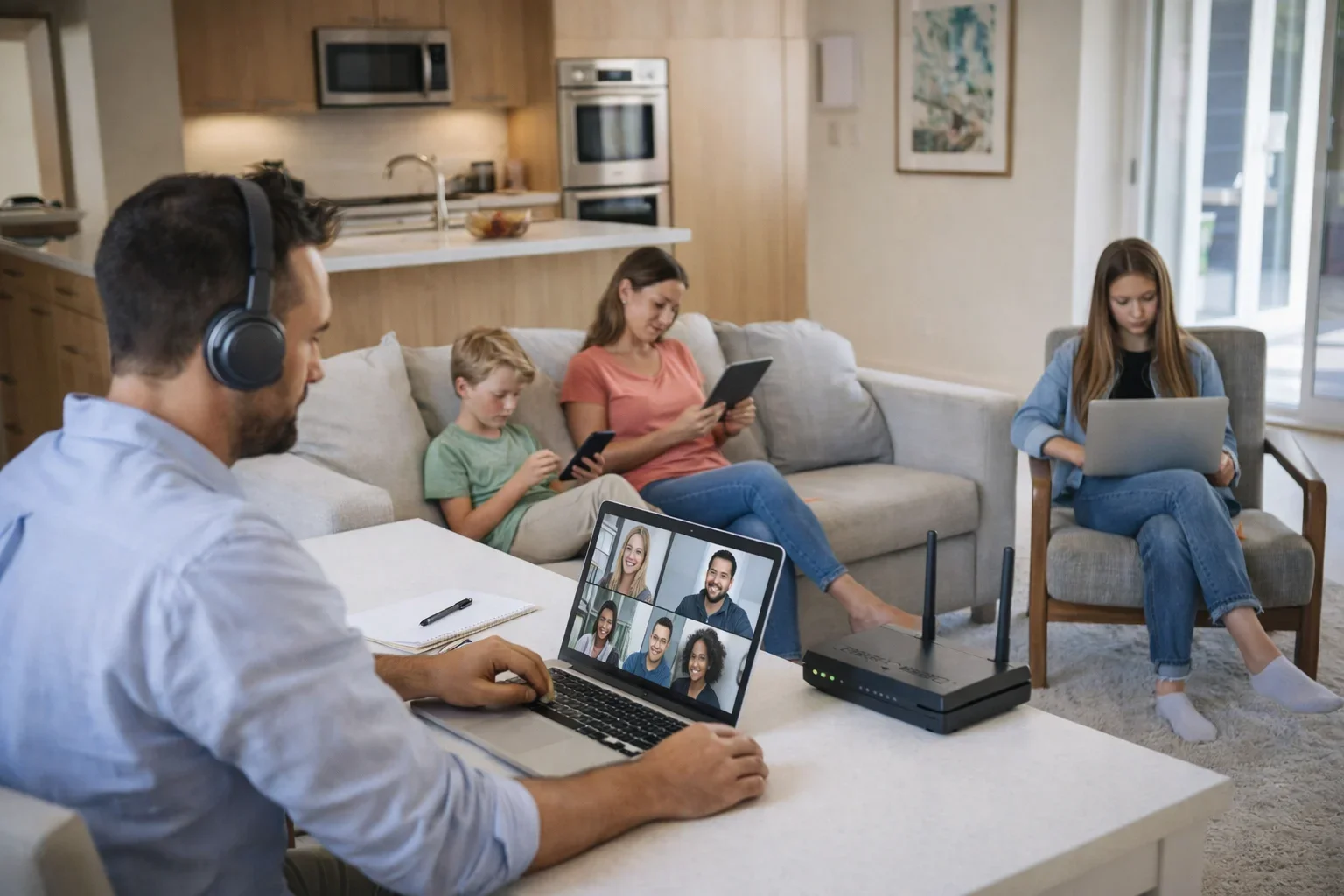 High-Speed Home Internet for Remote Work and Family Use