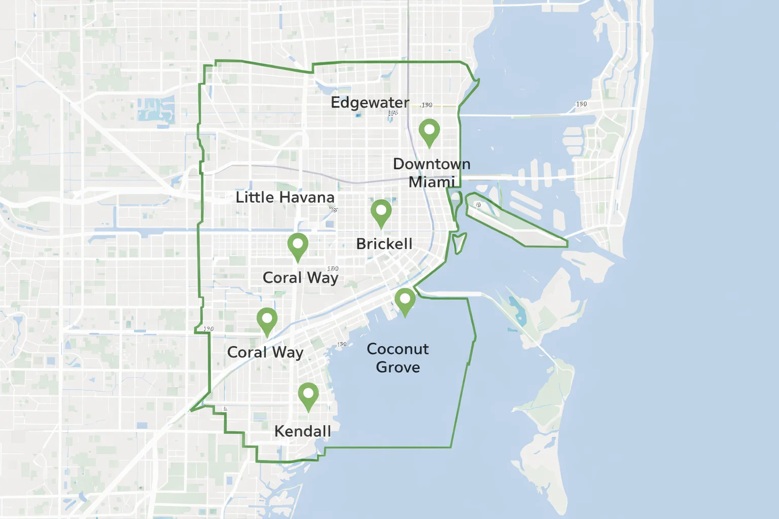 Miami, FL Coverage Map – Frontier Fiber Service Areas