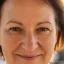 a lady with short brown hair